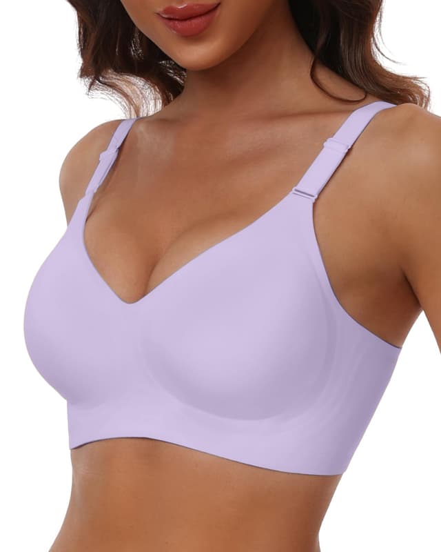 HORISUN Nahtloser BH mit Vollständiger Abdeckung für Damen 💜