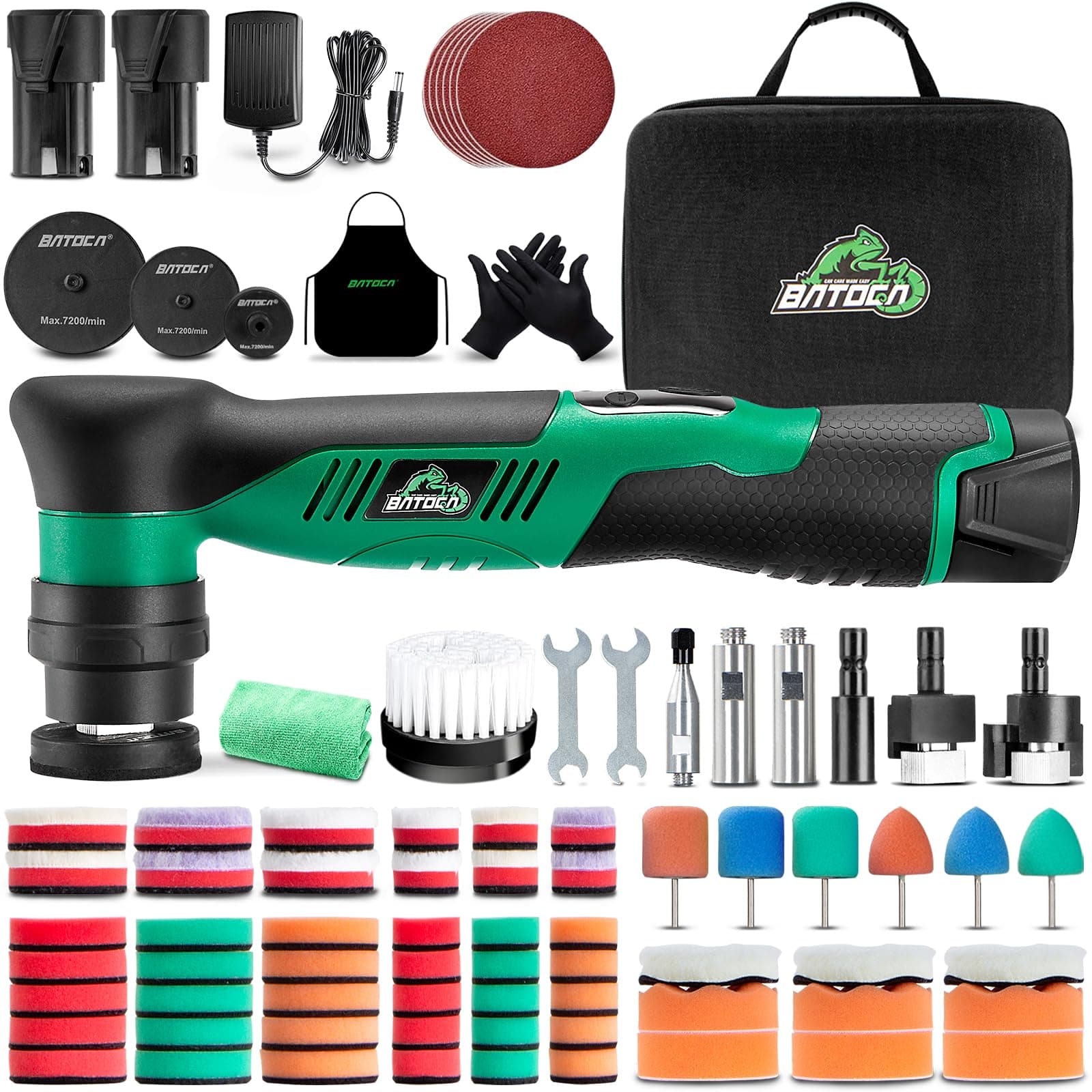 BATOCA S5 Mini Akku Poliermaschine - Autodetailing Set 🚗