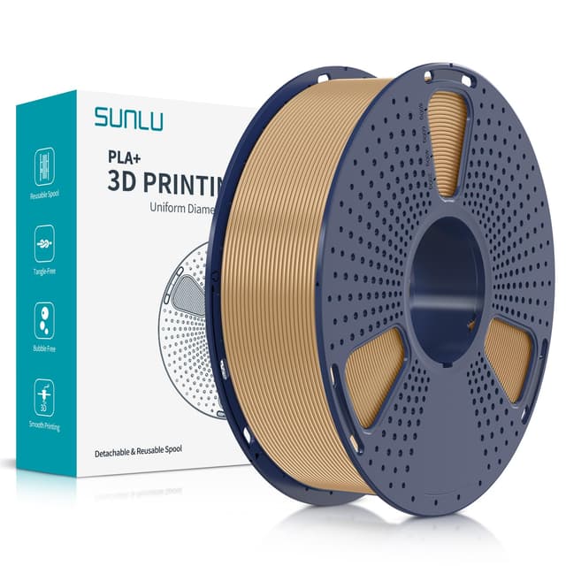 SUNLU PLA Plus 3D Drucker Filament 1.75mm - Holzfarbe 🌲🛠️