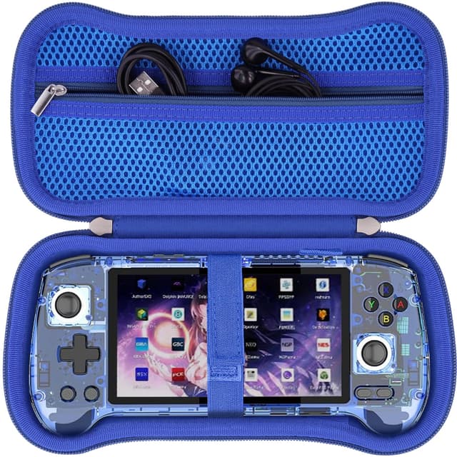 Khanka Hartschalenkoffer für Anbernic RG556 Retro Handheld Spielkonsole