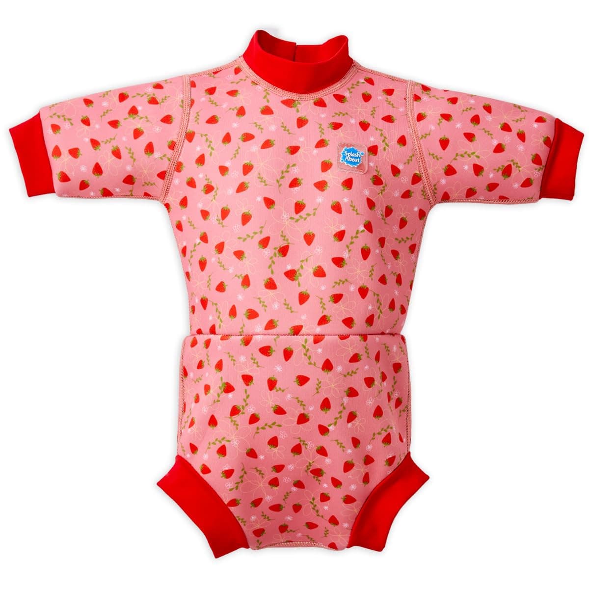 👶🍓 Splash About Baby Happy Nappy Neoprenanzug Strawberry Field 0-4 Monate - 50% Rabatt!