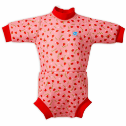 👶🍓 Splash About Baby Happy Nappy Neoprenanzug Strawberry Field 0-4 Monate - 50% Rabatt!