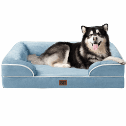 🐾 EHEYCIGA Orthopädisches Hundebett für große Hunde, 132x104x20cm, Memory Foam Hundekorb XXL 🐶