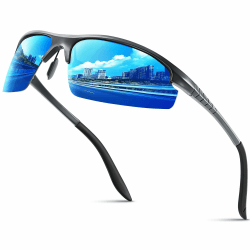 Kunchu Herren Sonnenbrille 😎 Ultraleicht Polarisiert Sportbrille 🚴‍♂️ - Deal des Tages!