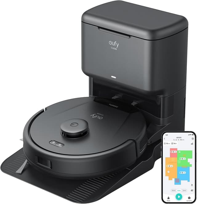 🤖🧹 Eufy L60 Saugroboter mit Absaugstation | Ultra Starke 5.000Pa Saugkraft