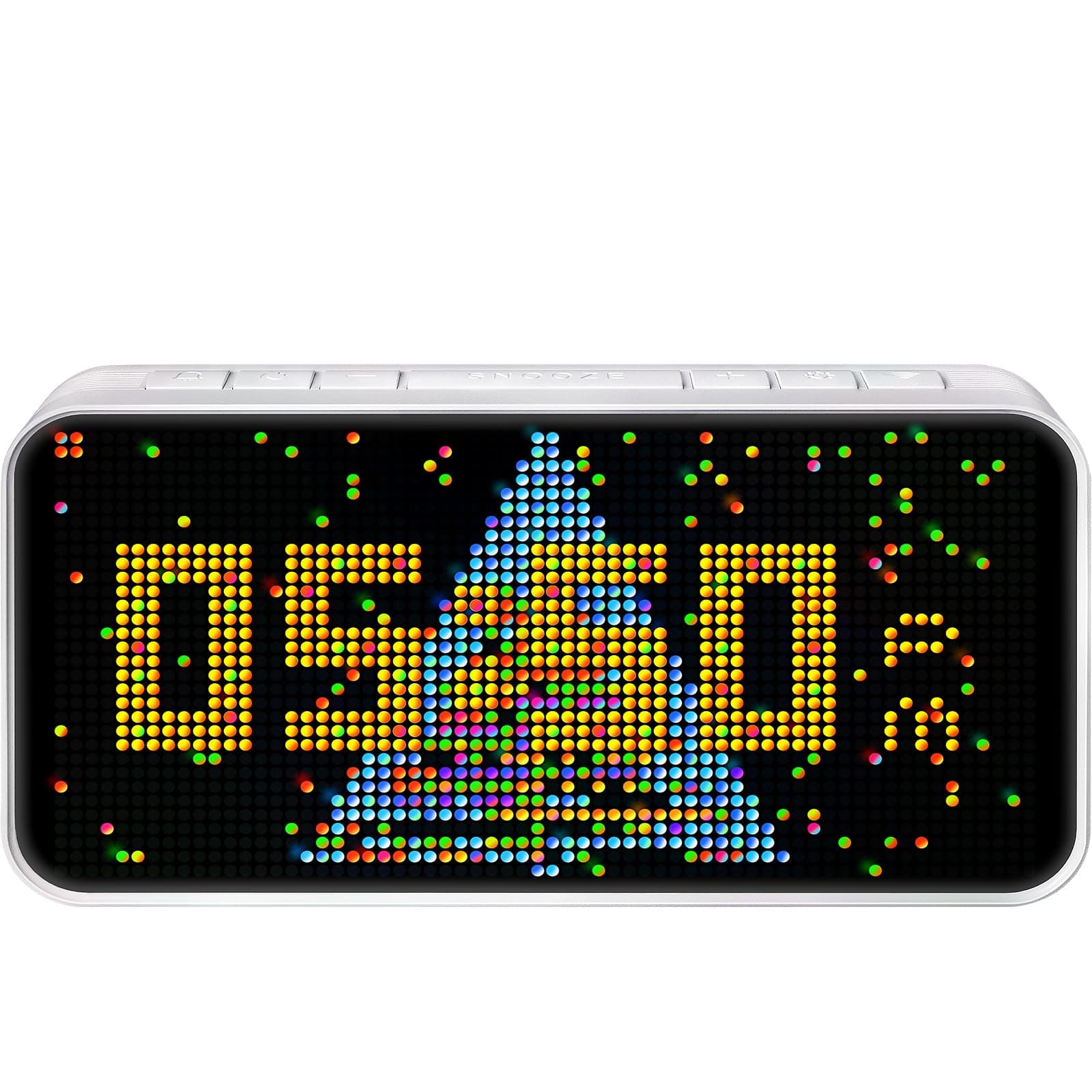 Dekala Digitaler Wecker mit Pixel-LED 🕰️🌡️🌧️