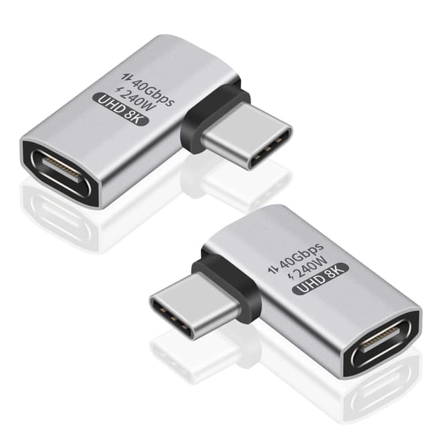 🔌 Duttek Right Angle USB C Adapter (2 Stück) - Spezialangebot!