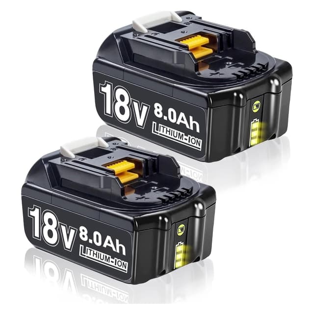 Angebot: 2X 18V 8000mAh/8.0Ah Ersatzakku für Makita mit LED Anzeige 🔋🔋💡💡💖💖