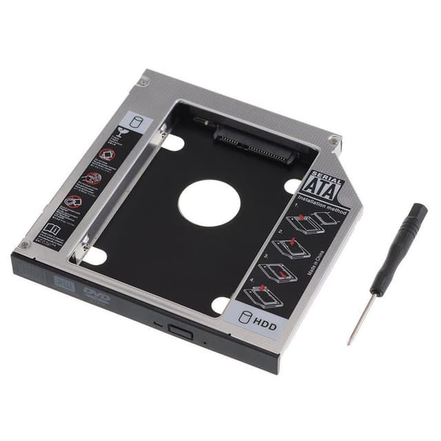 🚀 Chenyang Universelles 9,5mm SATA zu SATA Zweit SSD HDD Festplatten Caddy Upgrade Erweiterungsadapterfachgehäuse