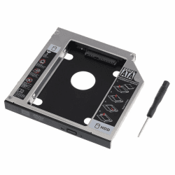 🚀 Chenyang Universelles 9,5mm SATA zu SATA Zweit SSD HDD Festplatten Caddy Upgrade Erweiterungsadapterfachgehäuse