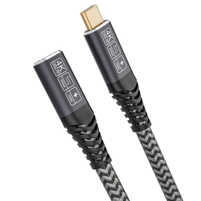 CAKOBLE Verlängerungskabel Gen2, USB-C 3.2, 20Gbps, 100W/5A, 4K @ 60 Hz 🔌⚡