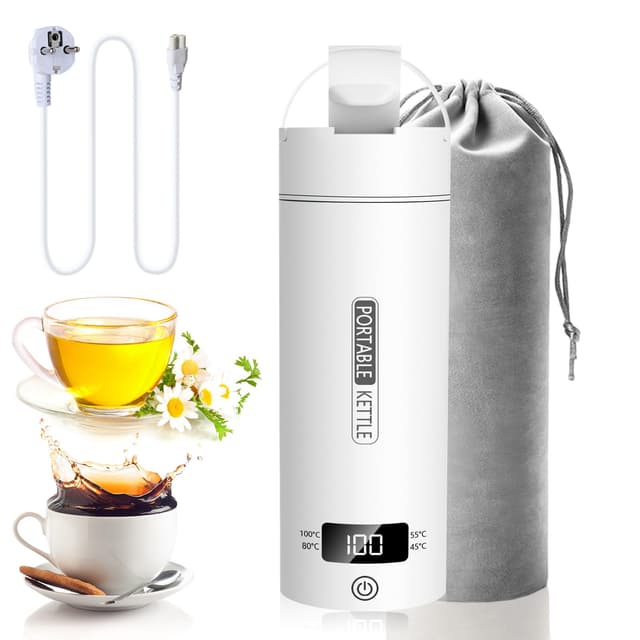 🔥Deal des Tages! Elektrischer Reisewasserkocher Klein 500ML - Wasserkocher Reise Mini