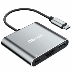 🔥 Obcxin USB C auf HDMI Adapter - 4K@60HZ & 100W PD - Multi Port Digital AV Converter