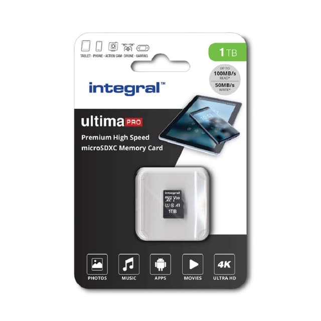 Integral 1TB microSD-Karte Premium Hochgeschwindigkeits-4K-Video-Speicherkarte 🚀📸