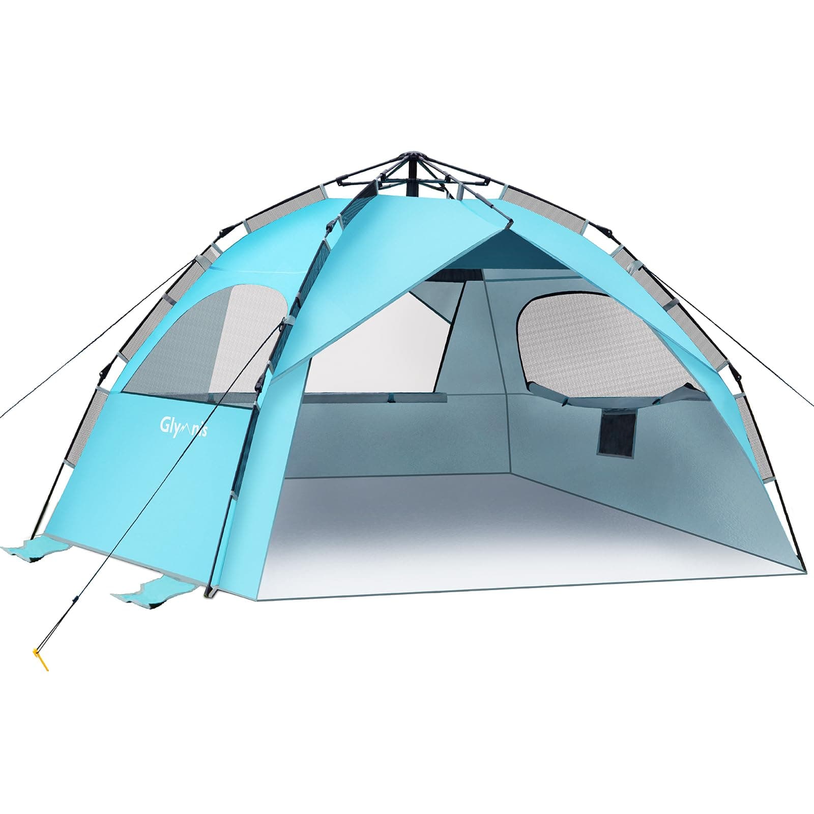 Glymnis Strandmuschel Quick Up Strandzelt UV-Schutz 50+ 🏖️