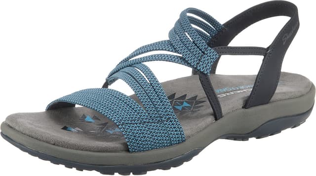Skechers Damen Sandale 38 EU Navy Gore 🌞👡