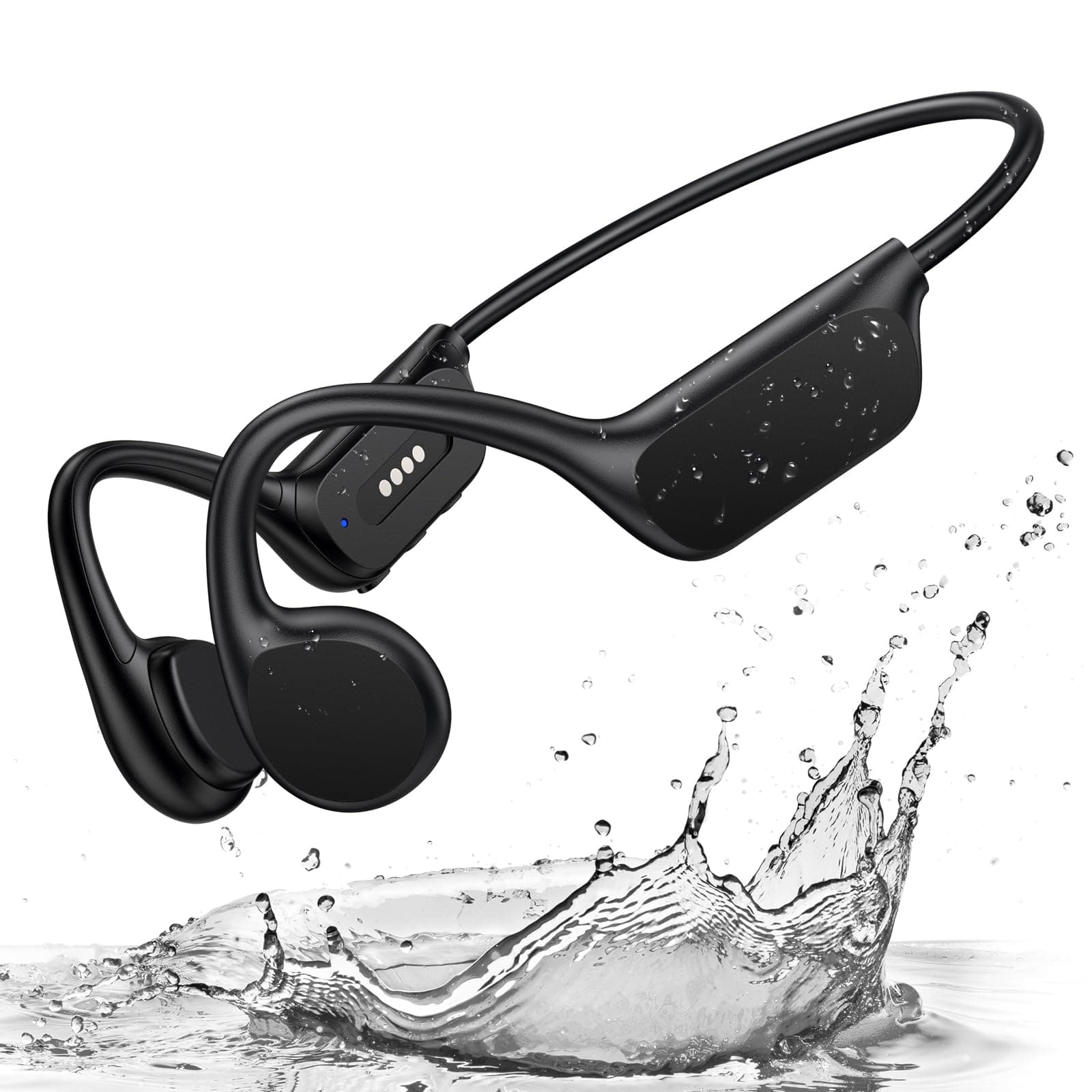 Kopfhörer Schwimmen, Knochenschall Kopfhörer Bluetooth 5.4, IPX8 Wasserdicht