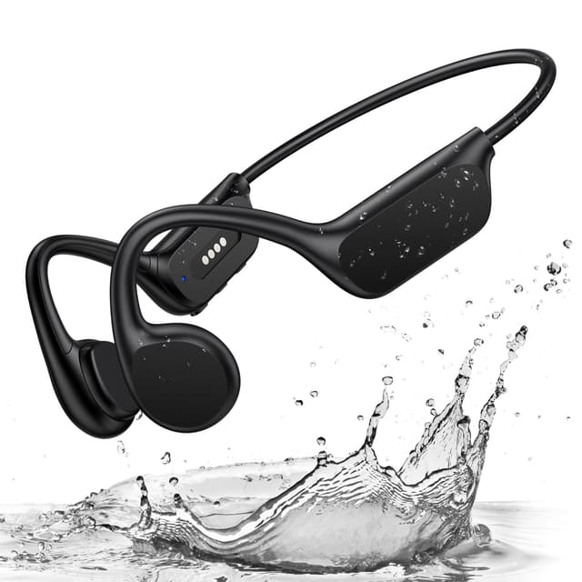 Kopfhörer Schwimmen, Knochenschall Kopfhörer Bluetooth 5.4, IPX8 Wasserdicht