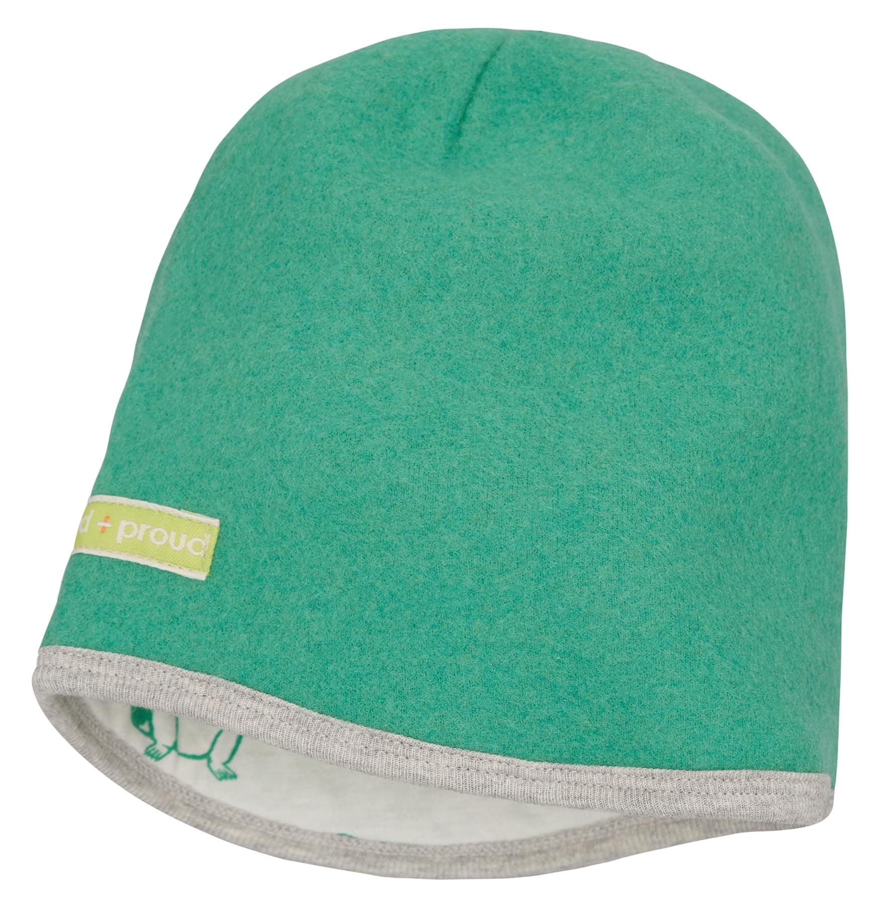 🌱👶 loud + proud Unisex Kinder Wollfleece Mütze 51-52 Plant 🌿🧢