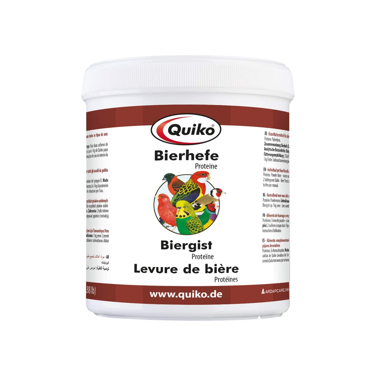 🐦🌿 Quiko Bierhefe 400g - Eiweißreiche Ergänzung für Ziervögel 🌟