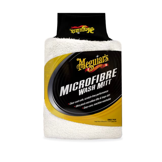 🚗 Meguiar's X3002EU Microfibre Wash Mitt Waschhandschuh 🧼