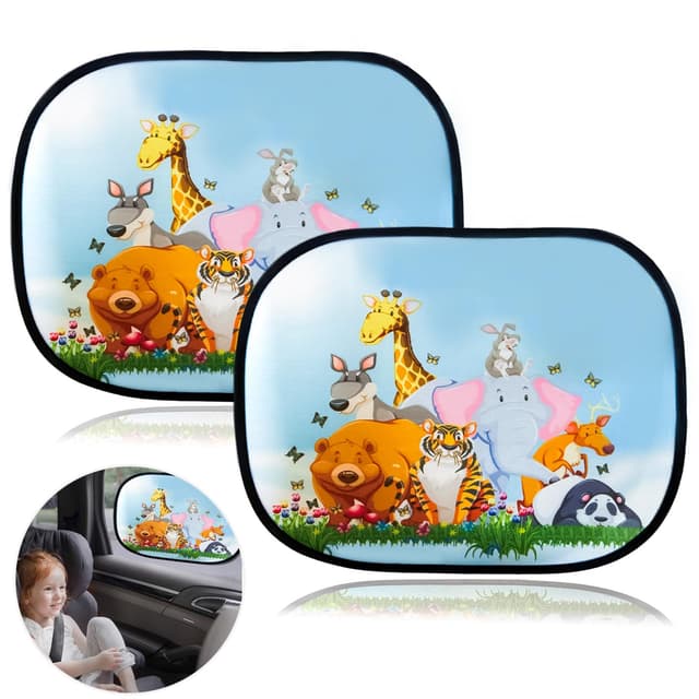 KEELYY Sonnenschutz Auto Baby, 2 Pack Auto Sonnenschutz Seitenscheibe 🌞🚗