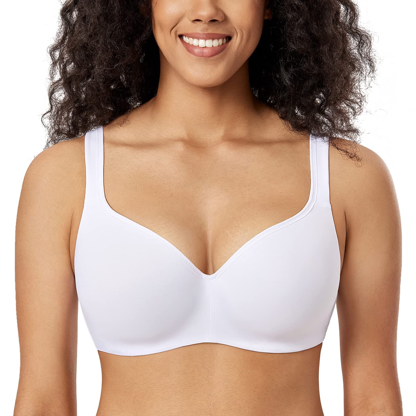 🎉 Mega-Deal: DELIMIRA Damen T-Shirt BH 85H Weiß! 🛍️