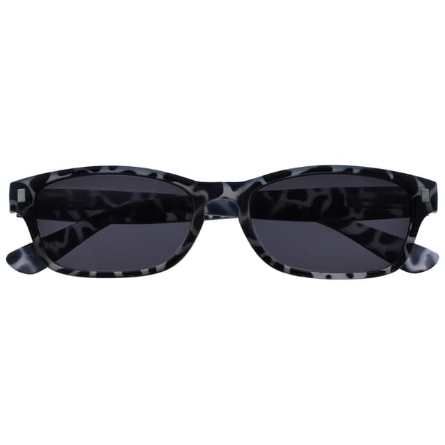 🕶️📚 Die Lesebrille Unternehmen: Schwarzes Milchiges Schildpatt Sonnen-Leser UV400 Herren Frauen S10-1 +2,00 Dioptrien