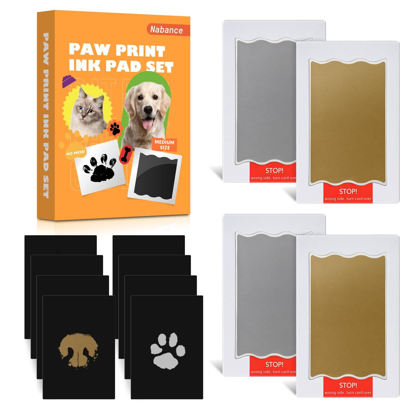 Nabance Pfotenabdruck Set Hund & Baby 🐾👶