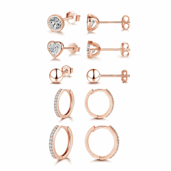 Elegantes 925 Sterling Silber Ohrringe Set mit Cubic Zirkonia 😍🌟