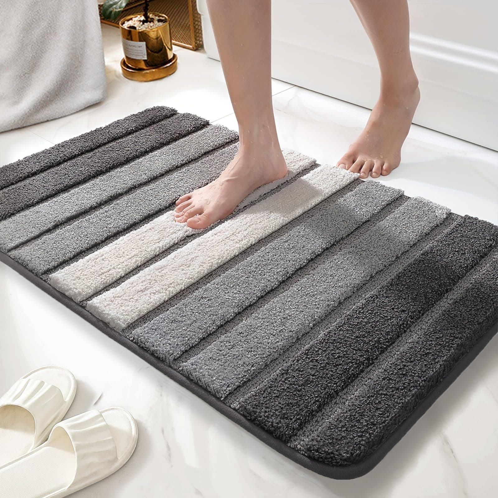 🛁 wyewye Mikrofaser Badematte Fußmatte Badteppich 🛁