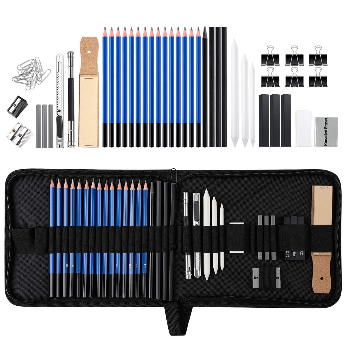 Zekkai Skizzierstifte Set, 42 Stücke Bleistift Set 🎨🖌️