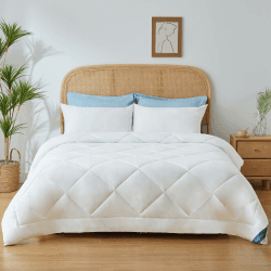 CozyLux Sommerdecke 200x200, Bettdecke 200x200cm Sommer, Steppdecke 150gsm Mikrofaser 2x2m, Sommerbettdecke 200 x 200, Decke 2m x 2m, Leicht, Dünn, Weiche, Atmungsaktive, Zudecke 2x2 Weiß 200x200 cm Weiß 🌞