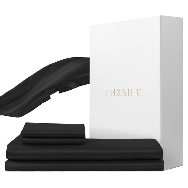 THXSILK Seidenbettwäsche Set 2-teilig 🌙 Luxus Seide Bettwäsche Set