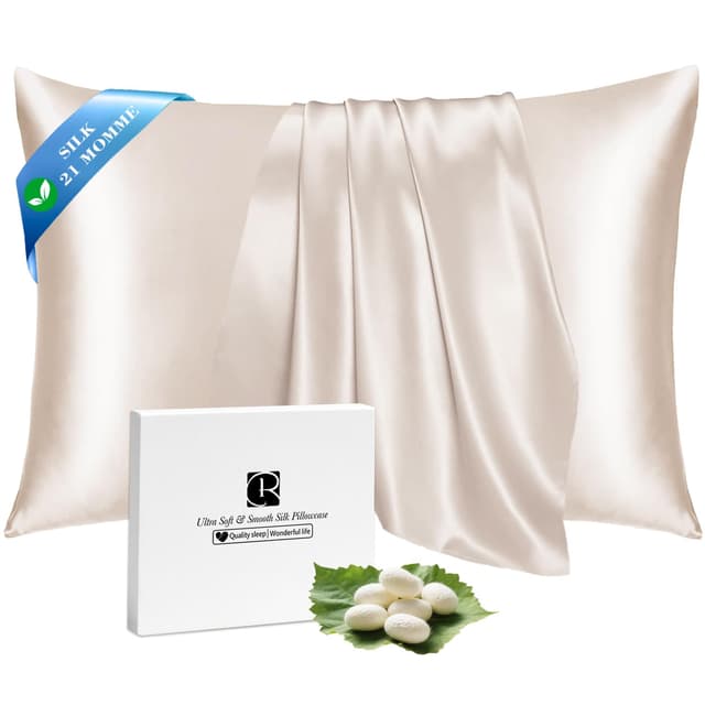 Luxuriöser Seidenkissenbezug 40x60 mit verstecktem Reißverschluss 💤