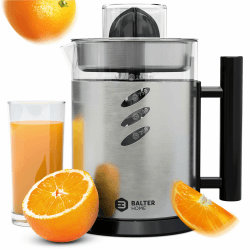 🍋🍹 Balter ZP-03 Zitronenpresse Entsafter - Saftpresse - Juicer - Edelstahl, BPA Frei