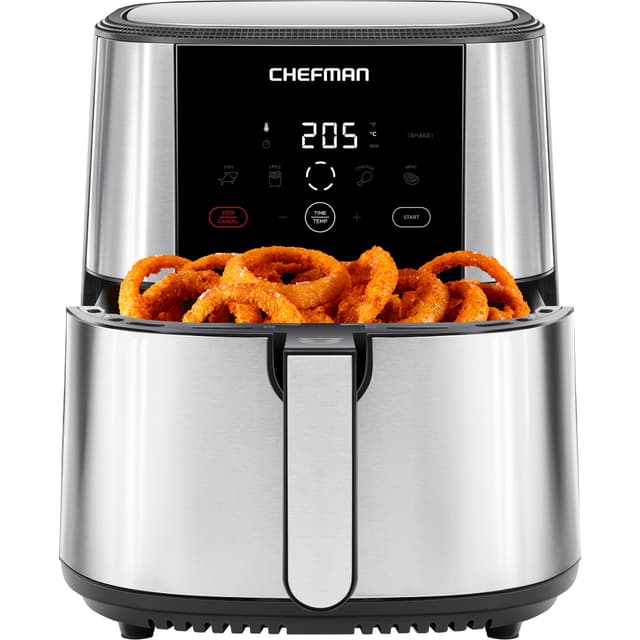 Chefman TurboFry Touch Heißluftfritteuse XL 7.6-L - 4-6 Personen - 98% weniger Öl 🍟🍗🐟