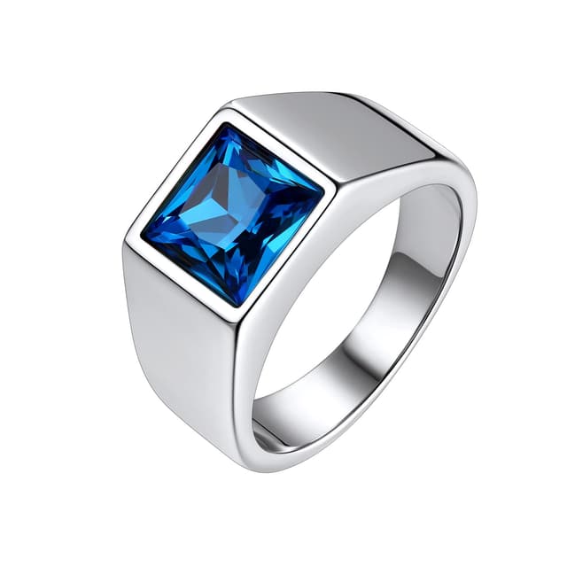 Bestyle 8 * 8mm | 15 * 15mm Cubic Zirkonia CZ Band Ringe für Männer