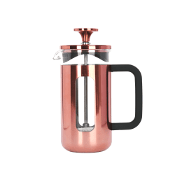 🎁 La Cafetière Pisa Kaffeebereiter aus Edelstahl, für 3 Tassen, Kupfer - Deal des Tages! 🌟