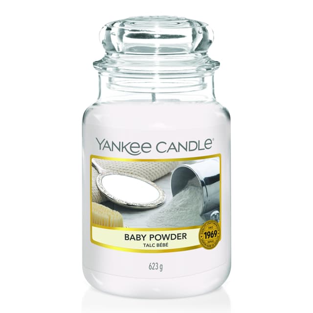 Yankee Candle Duftkerze im Glas (groß) | Baby Powder | 🕯️🌸🎁