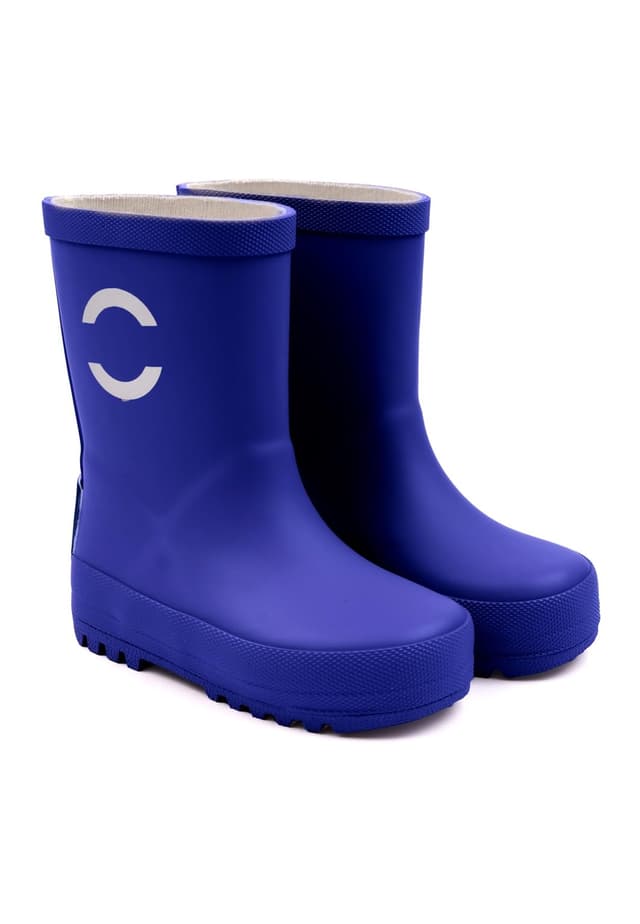 Mikk-line Gummistiefel Kinder | Gefütterte Regenstiefel Kinder | Wasserdichte Gummistiefel | Regenschuhe & Kinderstiefel 38 EU Blau