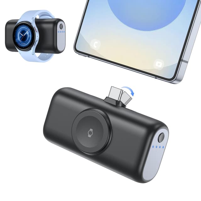 Mini Powerbank für Samsung, 5000mAh 3 in 1 📱⌚🔋