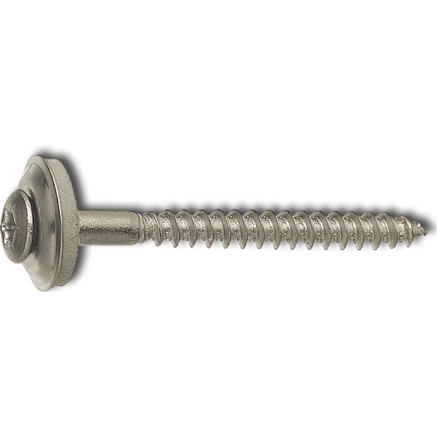 Spenglerschrauben Edelstahl 4.5x25 mm; 100 Stück; mit Dichtscheibe D = 15 mm; A2 Spengler Schrauben