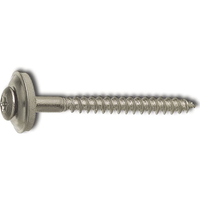 Spenglerschrauben Edelstahl 4.5x25 mm; 100 Stück; mit Dichtscheibe D = 15 mm; A2 Spengler Schrauben