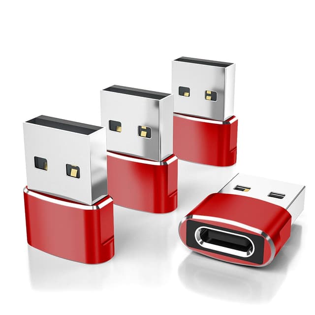 🔌 Adapter für Samsung S24 - Elebase USB auf USB C Adapter 4er Pack 🔌