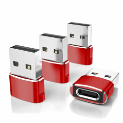 🔌 Adapter für Samsung S24 - Elebase USB auf USB C Adapter 4er Pack 🔌