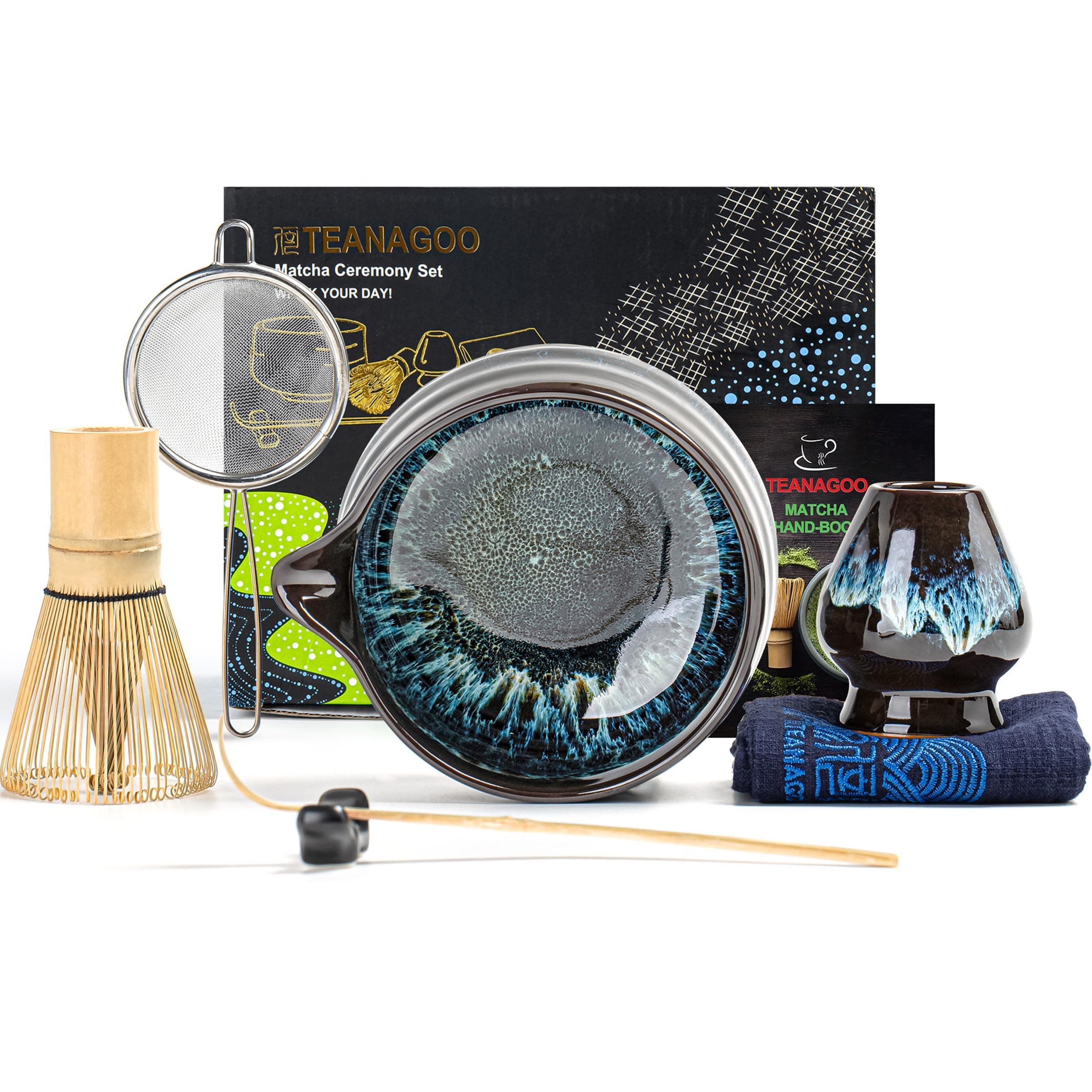 TEANAGOO Matcha Set, Matcha Besen, Matcha Schale 🍵🎁