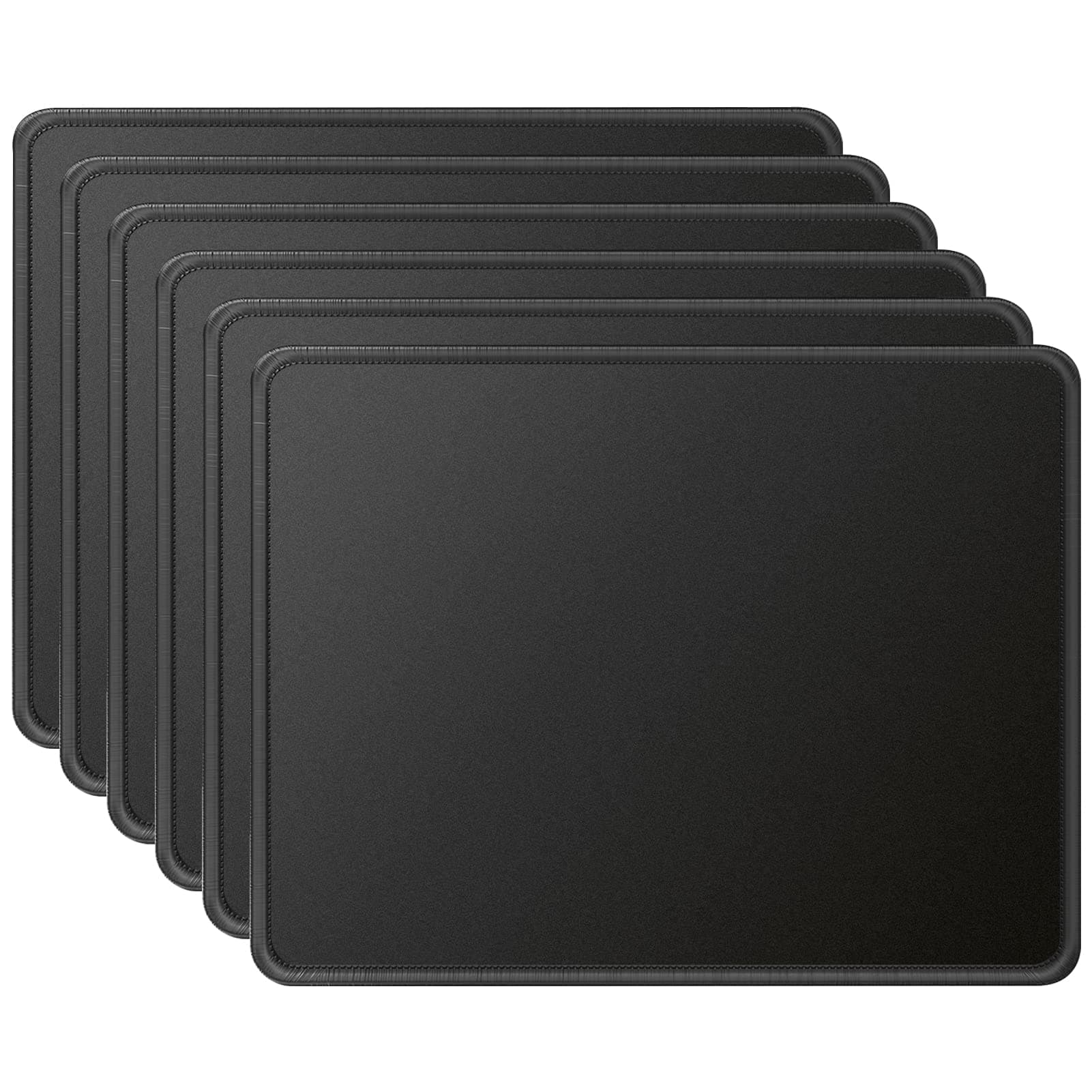 🖱️ KTRIO Mauspads, 275×215mm Mousepads [30% Größer] (6er Pack) - Schwarz