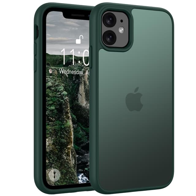 Andwing Matt Hülle für iPhone 11 6,1 Zoll - Grün