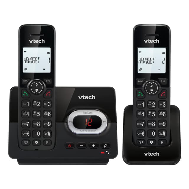 VTech CS2051 Schnurloses Telefon mit Anrufbeantworter und 2 Mobilteilen 📞🔒
